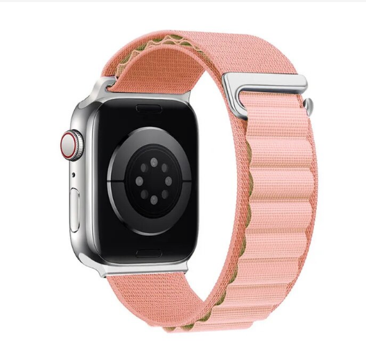 38-40-41mm / Pink Correa Alpine Loop para Applewatch