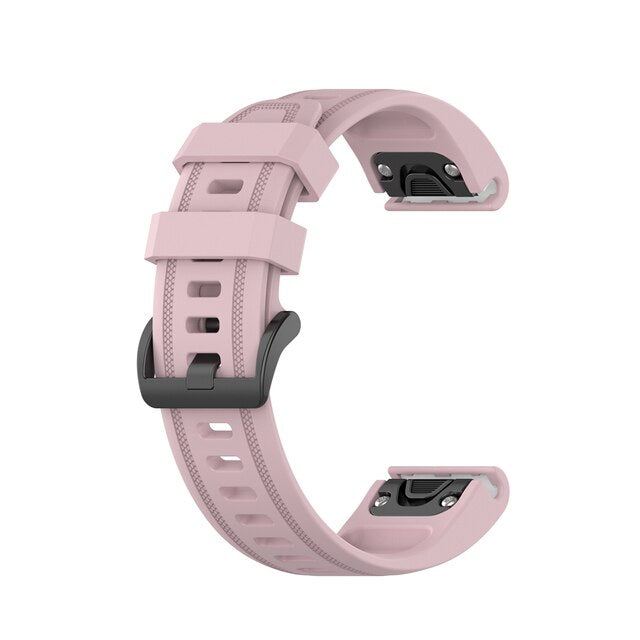  Correa de reloj de liberación rápida con botón oficial para Garmin  Fenix 7X, Fenix 7, Fenix 7S y Easyfit (color: rosa, tamaño: Fenix7S) :  Electrónica
