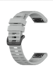 Silicona / 22mm / Gray Correa para Garmin Fenix 7X