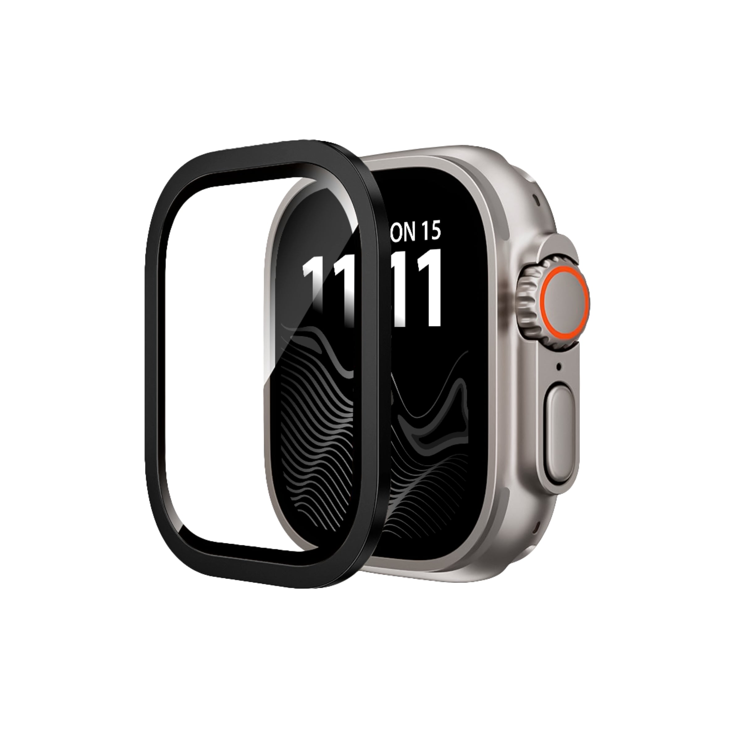 Vidrio Templado con Borde Metalico Ultra PW