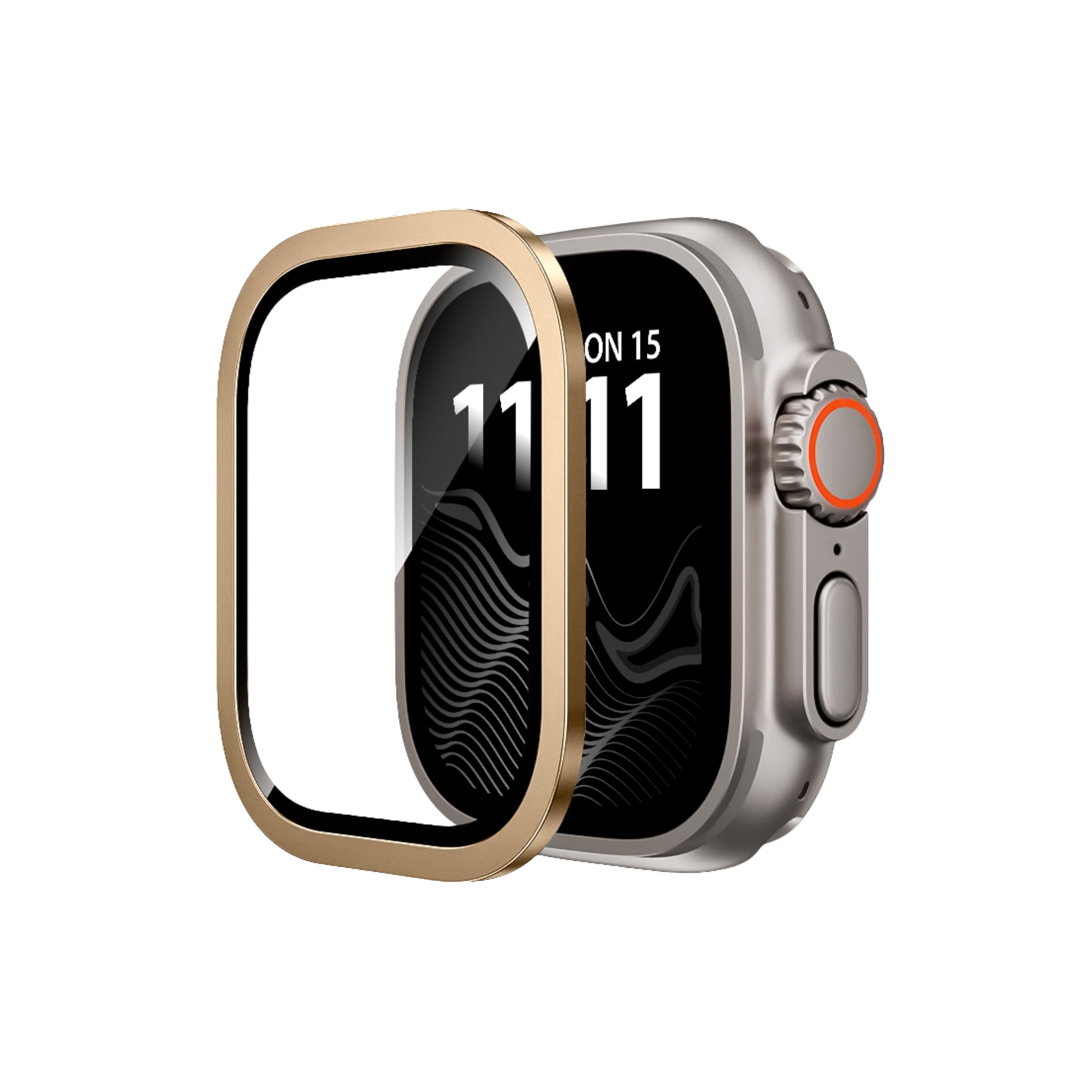 Vidrio Templado con Borde Metalico Ultra PW