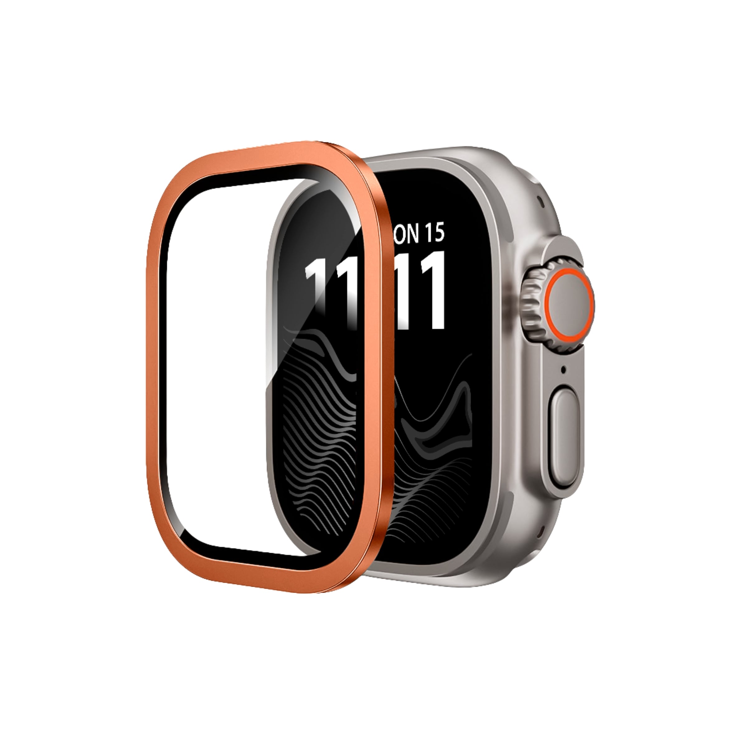 Vidrio Templado con Borde Metalico Ultra PW