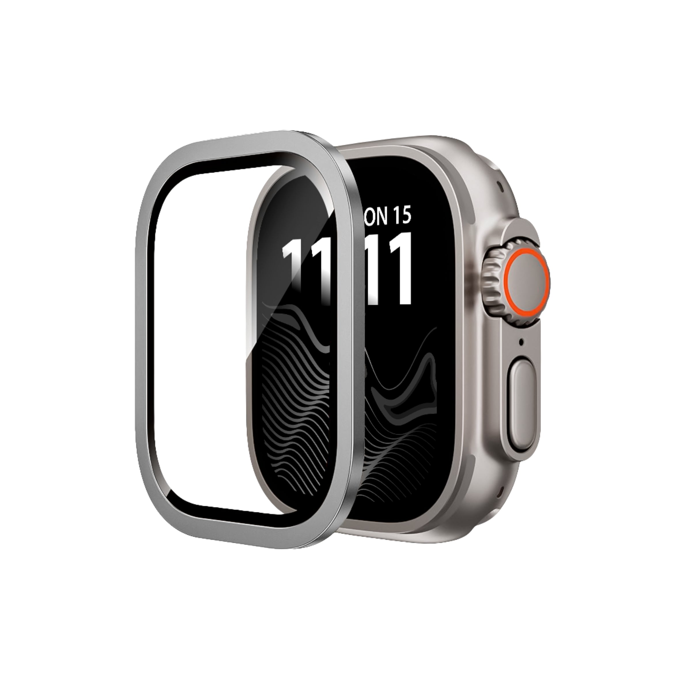 Vidrio Templado con Borde Metalico Ultra PW