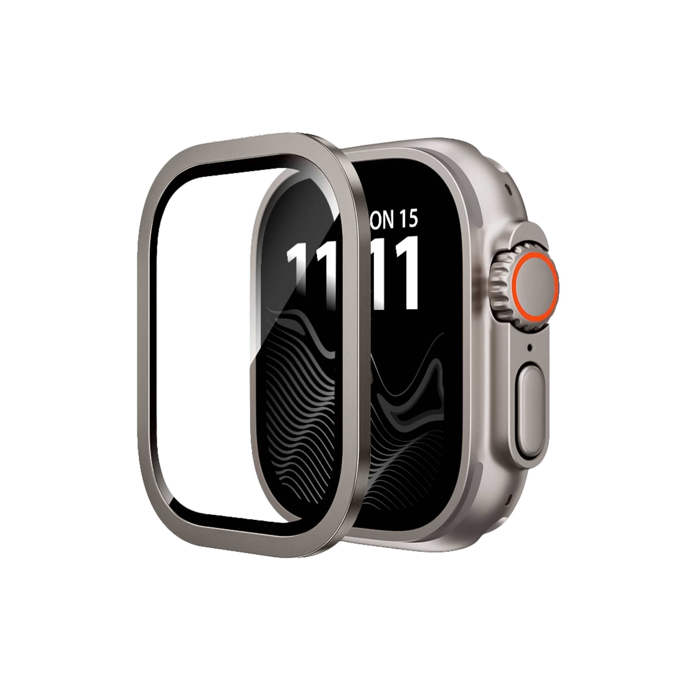 Vidrio Templado con Borde Metalico Ultra PW