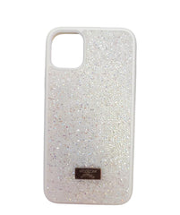 15 / White Carcasa Diamond para iPhone