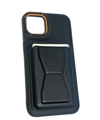 BLACK GOLD / iPhone 14 pro max Carcasa Leather Wallet