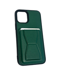GREEN / iPhone 14 pro max Carcasa Leather Wallet