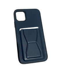 BLUE / iPhone 14 pro max Carcasa Leather Wallet