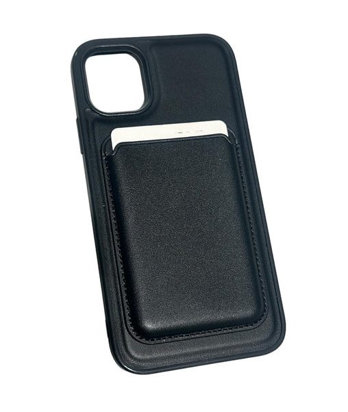 BLACK / iPhone 14 pro max Carcasa Leather Wallet