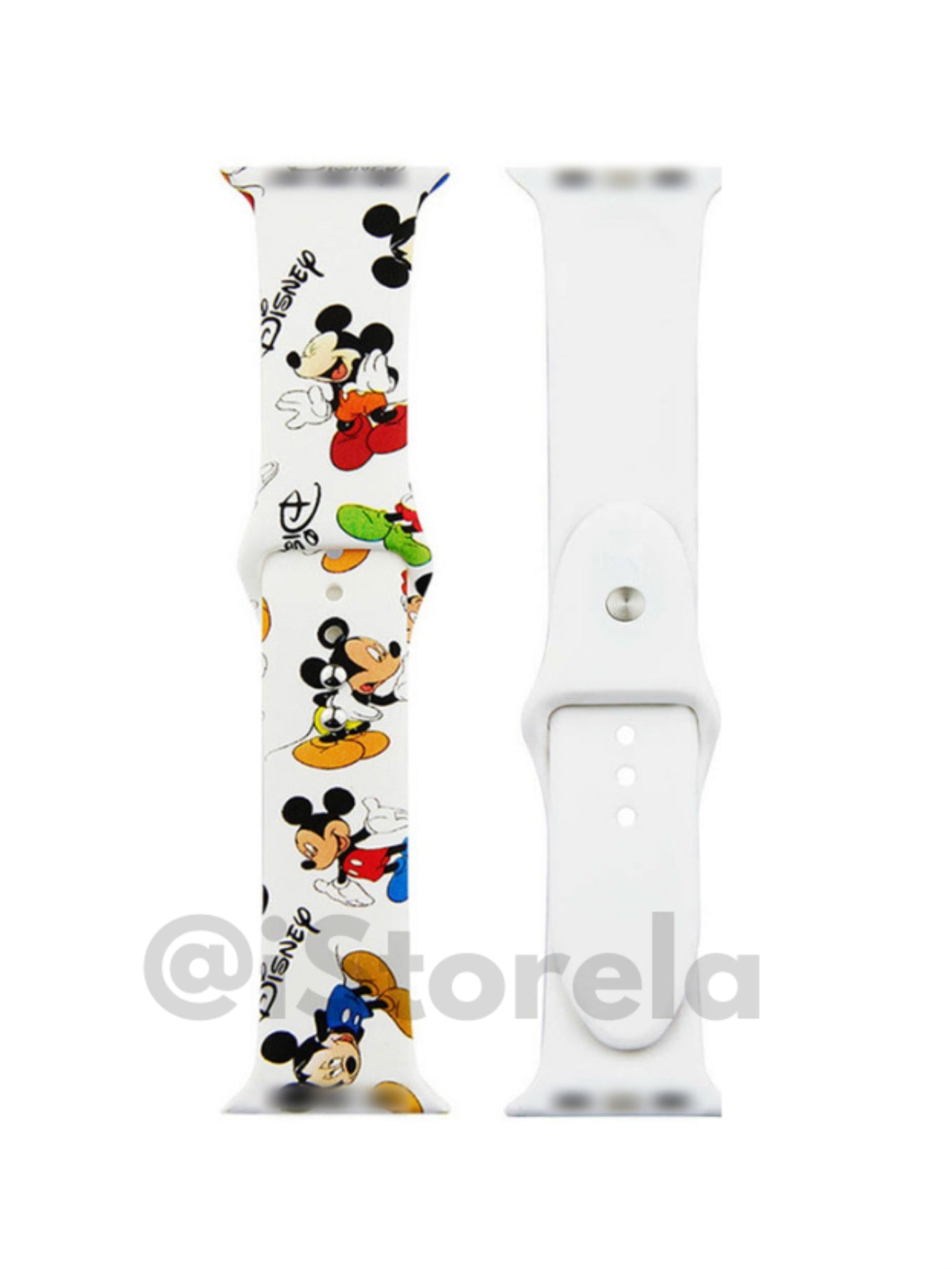 Correas Silicon Mickey y Minnie