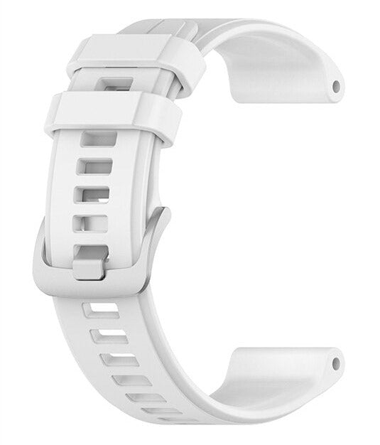 Silicona / 22mm / White Correa para Garmin Descent G1