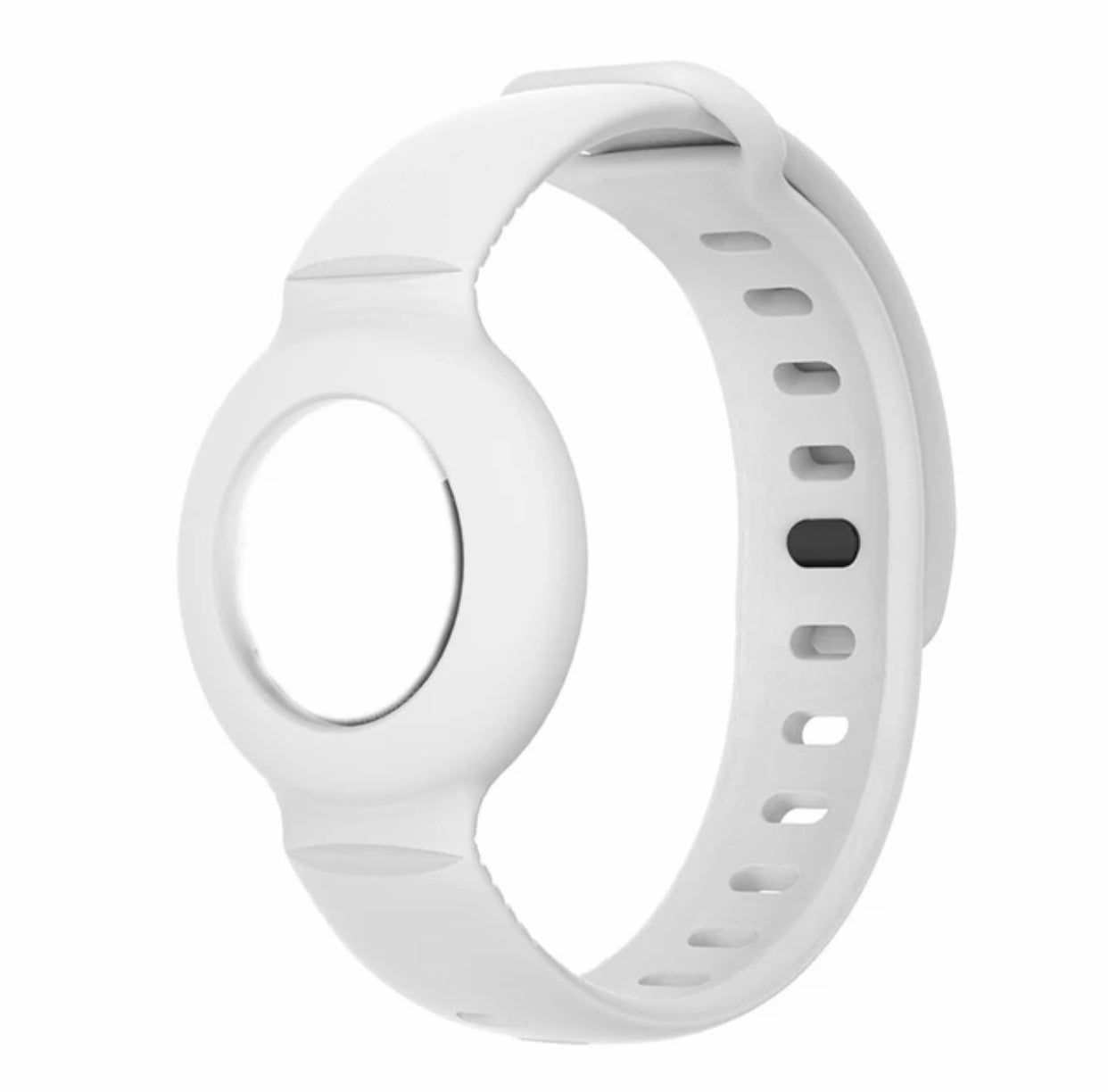 White AirTag Kids Bracelet Silicone