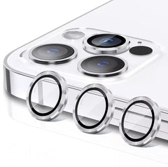 11 pro/11 pro max/12 pro (3 piezas) / Silver 001 Cubre camara metalizado para iPhone