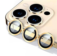 11/12 mini/12 (2 piezas) / Gold 004 Cubre camara metalizado para iPhone