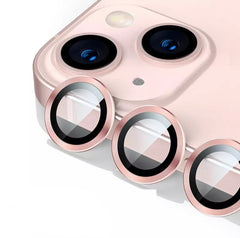 11 pro/11 pro max/12 pro (3 piezas) / Pink 010 Cubre camara metalizado para iPhone