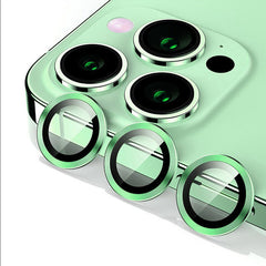 11 pro/11 pro max/12 pro (3 piezas) / Green 011 Cubre camara metalizado para iPhone