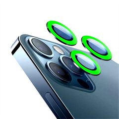 11/12 mini/12 (2 piezas) / 103 Green Cubre camara Neon iPhone