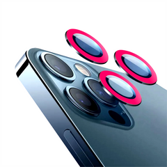 11/12 mini/12 (2 piezas) / 104 Pink Cubre camara Neon iPhone