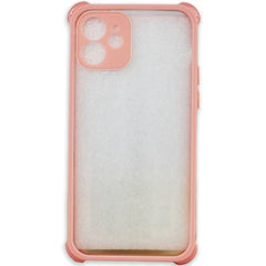 Pink Carcasa Transparente con Borde para iPhone 13 Normal