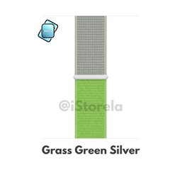 38-40-41mm / 160 Grass Green Correas Nylon con broche de Velcro Dualcolor