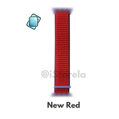 38-40-41mm / 162 New Red Correa Nylon Broche de Velcro