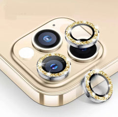 11/12 mini/12 (2 piezas) / 203 Gold Cubre camara Diamonds para iPhone