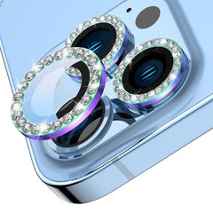 11/12 mini/12 (2 piezas) / 207 Rainbow Cubre camara Diamonds para iPhone