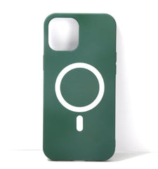 Dark Green Carcasa Magsafe Color iPhone 12 Pro Max