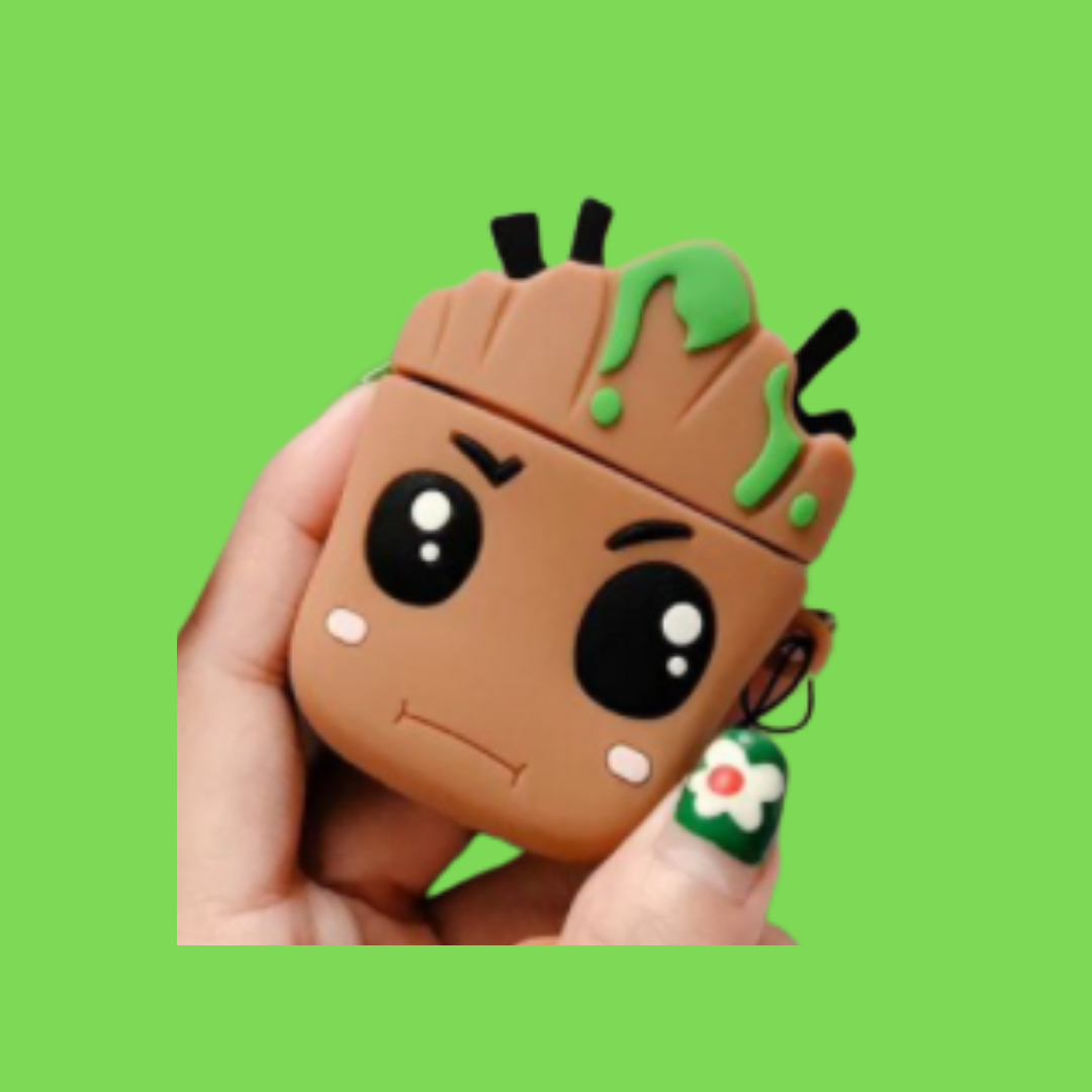 Groot 2 Fundas AirPods 1era/2da Generación COMICS