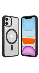iPhone 14 Pro Max / Black Carcasa Magsafe Borde Color Para iPhone