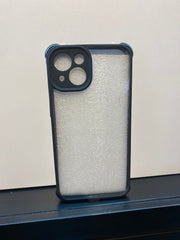 Black Carcasa Transparente con Borde para iPhone 13 Normal