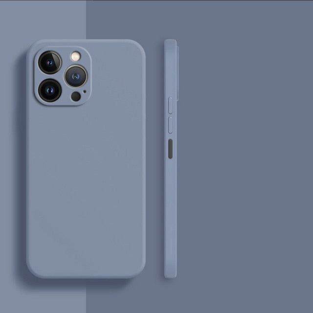 Lavander Gray Carcasa Liquid iPhone 14 Plus