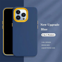 Blue and Yellow Carcasa AntiGolpe Heavy Armor iPhone 13 Pro Max