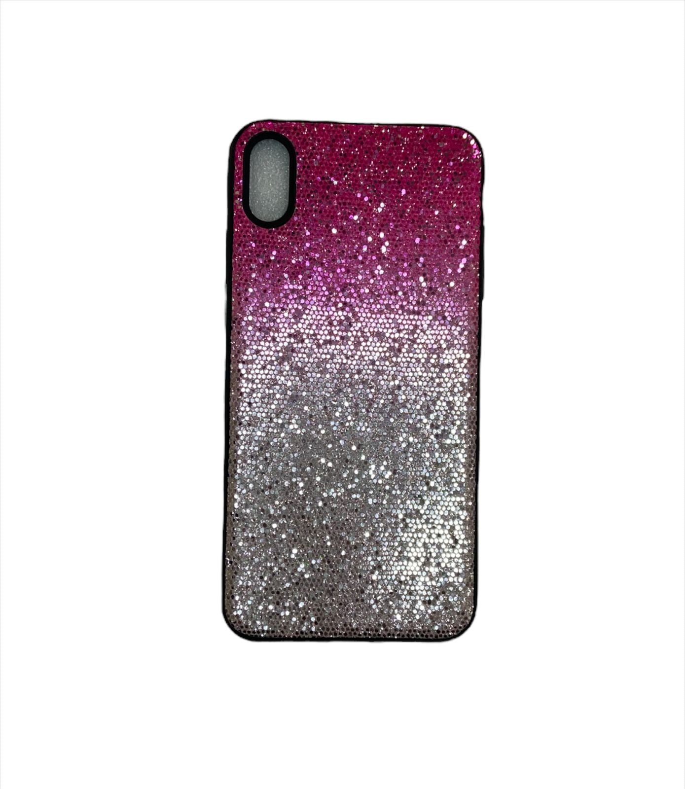 Carcasa iPhone Xs Max Fucsia Glitter