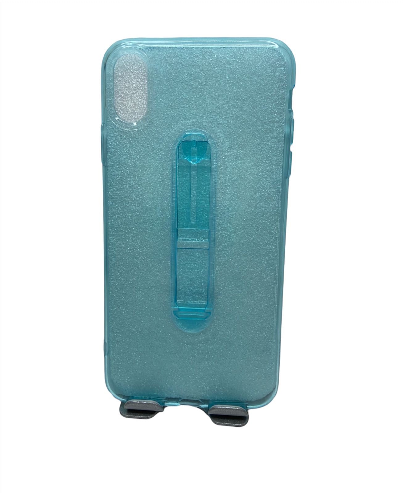 Carcasa iPhone Xs Max Blue Clear Holder