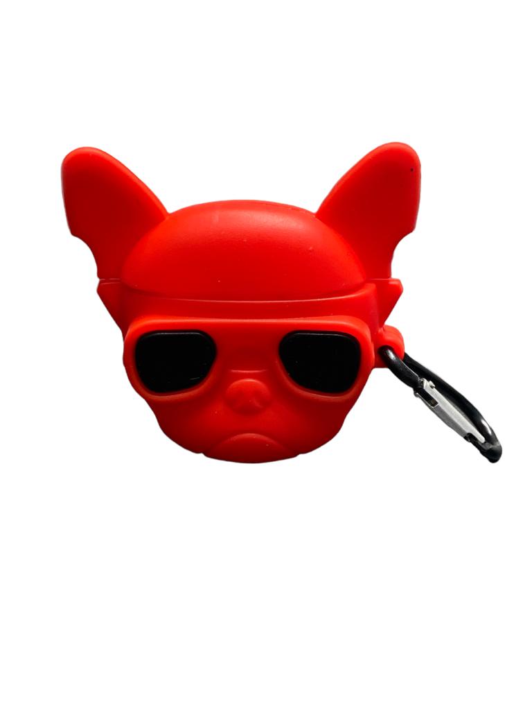 Bulldog Red Fundas Airpods 1era/2da Generación VARIADAS.