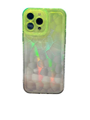 Green-Clear Geometric Carcasa Wild Shine iPhone 13 Pro Max