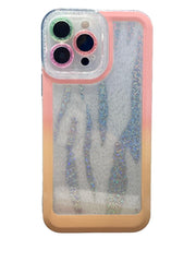 Rose-Beige Clear Print Carcasa Wild Shine iPhone 13 Pro Max