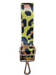 013 Leopard Yellow Neon Ajust. Strap Diseño para Carcasa