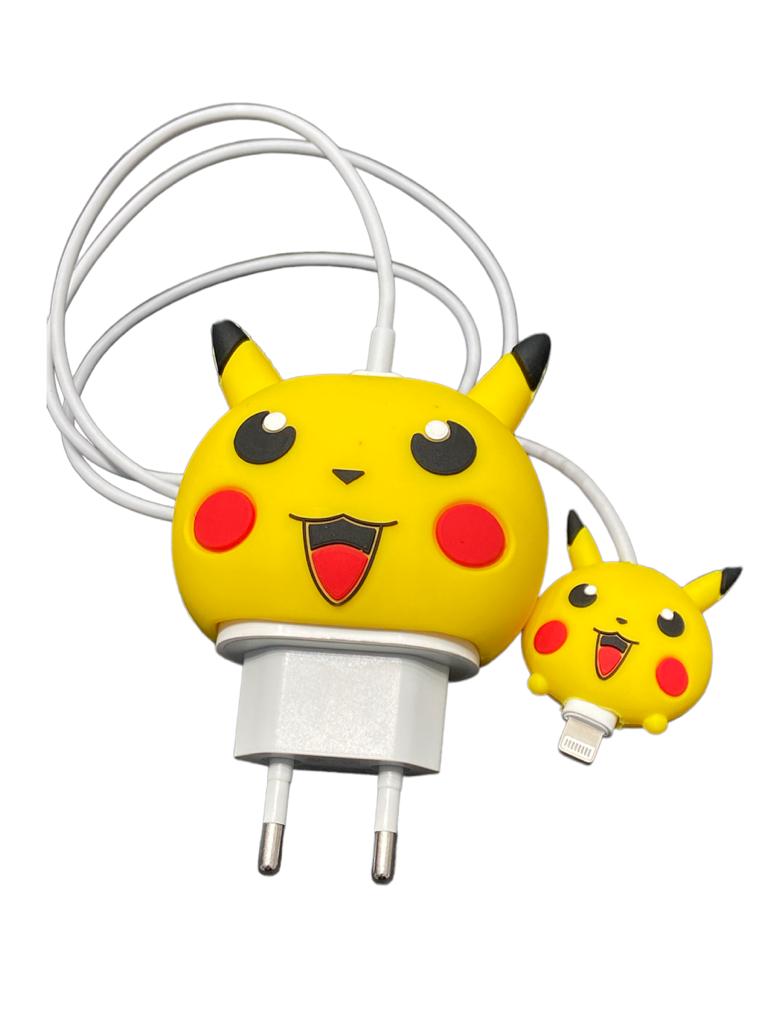 Pikachu Pack Premium de protector para Cargador y Cable