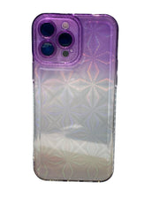 Purple-Clear Star Carcasa Wild Shine para iPhone 14 Pro