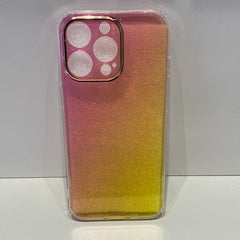 Pink Clear Yellow Carcasa Degradé iPhone 13 Pro