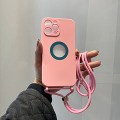 Pink Carcasa Traveler con Cuerda iPhone 13 Pro