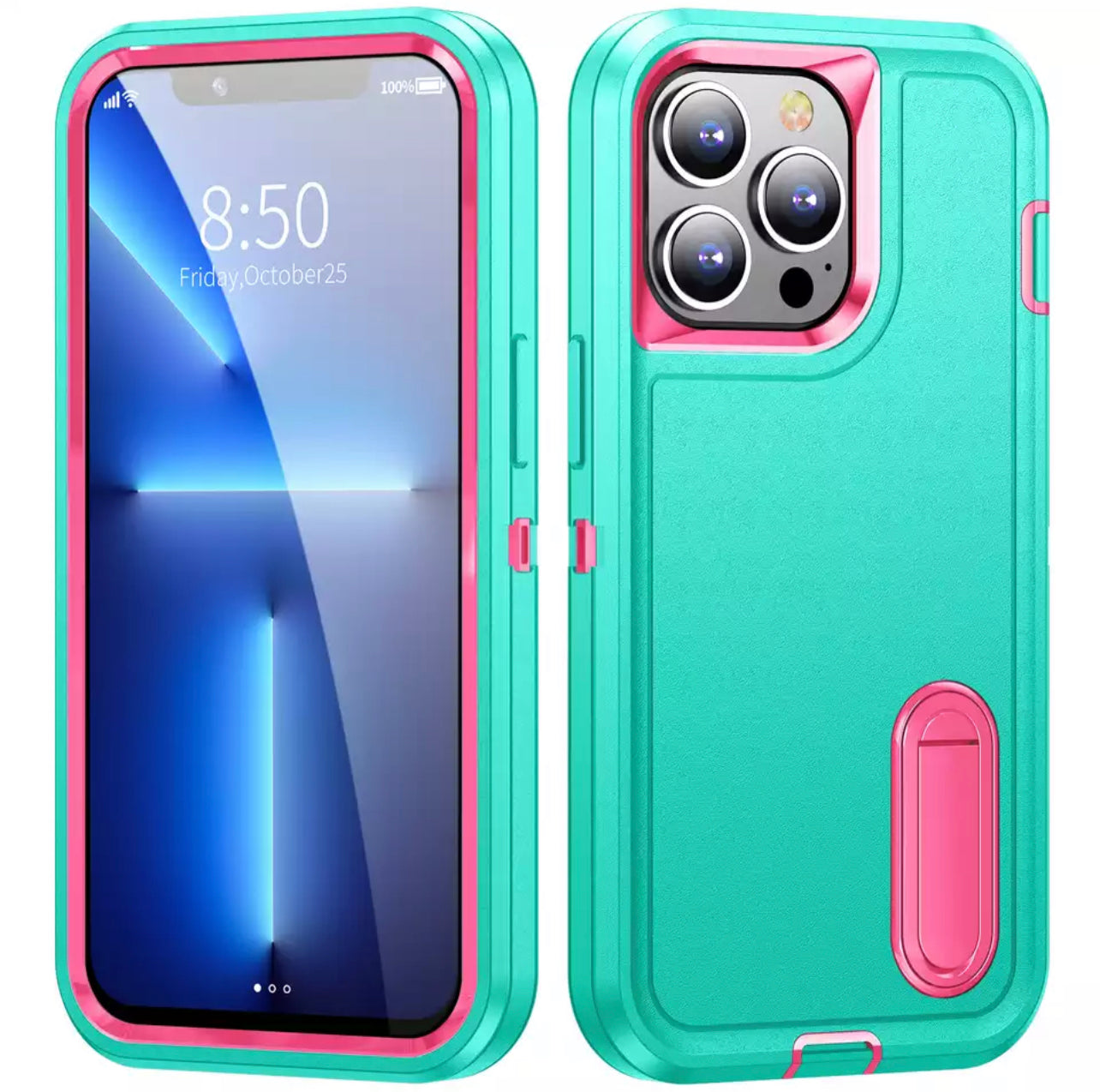 Turquoise Carcasa AntiGolpe Heavy Armor iPhone 13 Pro Max