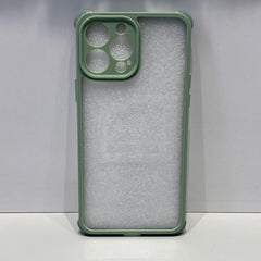 Green Carcasa Transparente con Borde iPhone 13 Pro Max