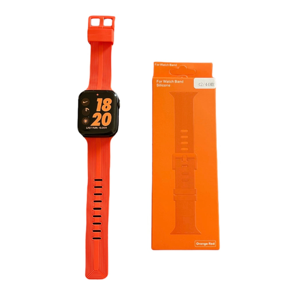 38-40-41mm / Orange Correas Silicon Pro