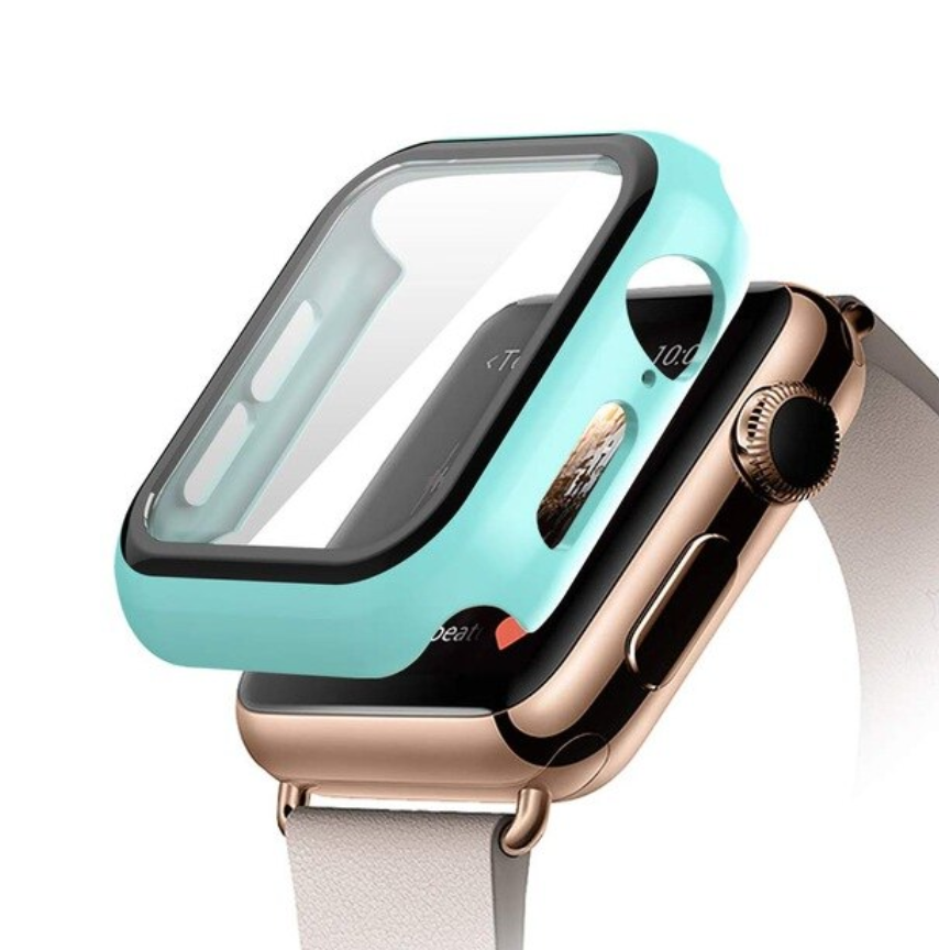 Light Blue Protector Completo Con Glass Unicolor 44mm