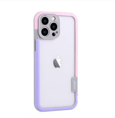 Lila Pink Carcasa Bumper Wolmtt (Solo Borde) iPhone 13 Normal